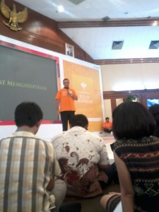 Speech Pak Anies (sumber: dokumentasi pribadi)