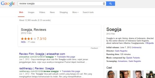 Review Soegija