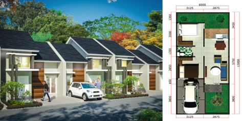 Perumahan Cluster Graha Aquila